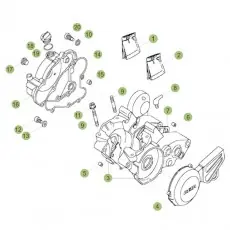 Beta EVO80 Junior 18 Motorgehäuse Kostenloser Rückversand