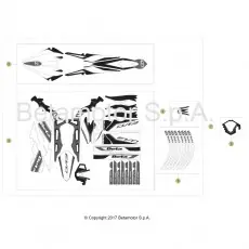 Ausverkauf Beta EVO200 18 Verkleidung/Sitzbank/Tank 2