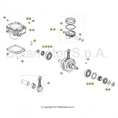 Letzte Chance Beta EVO300 4T 18 Kurbelwelle/Kolben/Ausgleichswelle