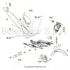Beta EVO250 4T 18 Verkleidung/Sitzbank/Tank 1 Preiswert