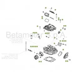 Beta EVO250 4T 18 Zylinder/Zylinderkopf/Ventiltrieb 1 Neue Ware