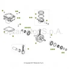 Kostenloser Rückversand Beta EVO250 4T 18 Kurbelwelle/Kolben/Ausgleichswelle