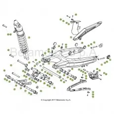 Beta RR300 Racing 18 Schwingarm/Federbein 1 Nur Heute