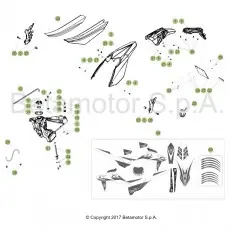 Direkt Vom Hersteller Beta RR250 Racing 18 Verkleidung/Sitzbank/Tank 1