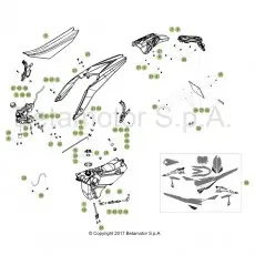 Beta Xtrainer300 18 Verkleidung/Sitzbank/Tank 2 Sichere Zahlung