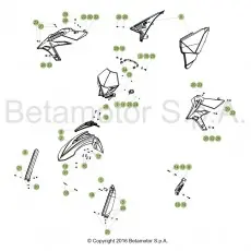 Beta Xtrainer300 18 Verkleidung/Sitzbank/Tank 1 Billig