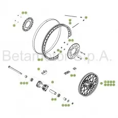 Must-Have Beta RR125LC 4T 18 Hinterrad