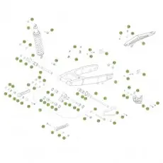 Beta RR125LC 4T 18 Schwingarm/Federbein Preisknaller