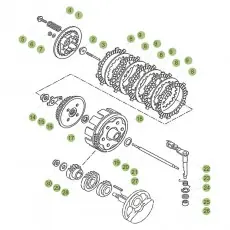 Neuheit Beta RR125LC 4T 18 Primärtrieb/Kupplung