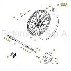 Beta RR390 4T 18 Vorderrad Sonderaktion