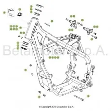 Markenprodukt Beta RR430 Racing 4T 18 Rahmen/Ausleger
