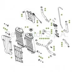 Heißes Angebot Beta RR390 Racing 18 Kühlsystem