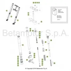 Beta RR480 Racing 4T 18 Gabel Markenware