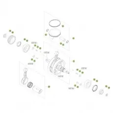 Top-Preis Beta RR480 Racing 4T 18 Kurbelwelle/Kolben/Ausgleichswelle 2