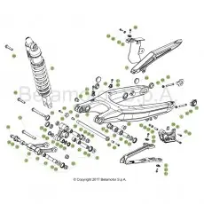 Begrenztes Angebot Beta RR350 Racing 4T 18 Schwingarm/Federbein 1