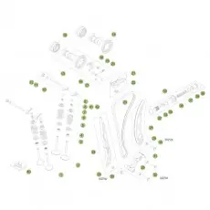 Neu Beta RR350 Racing 4T 18 Zylinder/Zylinderkopf/Ventiltrieb 2