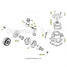 Beta EVO300 19 Kurbelwelle/Kolben/Ausgleichswelle Preisknaller