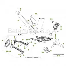 Beta EVO125 19 Verkleidung/Sitzbank/Tank 1 Geprüft