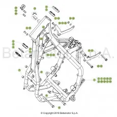 Schnäppchen Beta RR250RC 19 Rahmen/Ausleger