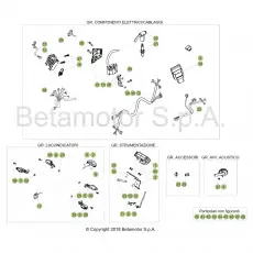 Neu Beta EVO125 19 Kabelstrang