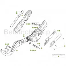 Geprüft Beta EVO125 19 Auspuffsystem