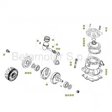 Preiswert Beta EVO125 19 Kurbelwelle/Kolben/Ausgleichswelle
