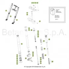 Neue Ware Beta RR300RC 19 Gabel