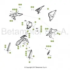 Beta RR125RC 19 Verkleidung/Sitzbank/Tank 2 Billig