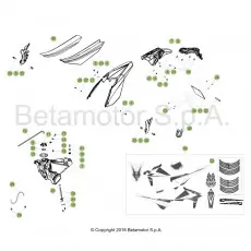 Jetzt Bestellen Beta RR125RC 19 Verkleidung/Sitzbank/Tank 1