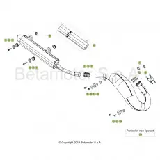 Heißes Angebot Beta RR125RC 19 Auspuffsystem