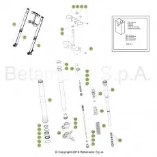 Neue Kollektion Beta RR125RC 19 Gabel