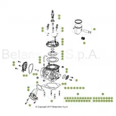 Aktuell Beta RR125RC 19 Zylinder/Zylinderkopf/Ventiltrieb