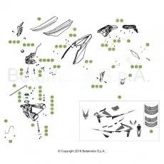 Beta RR300 19 Verkleidung/Sitzbank/Tank 1 Finale Aktion