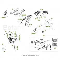 Solange Der Vorrat Reicht Beta RR125 19 Verkleidung/Sitzbank/Tank 1