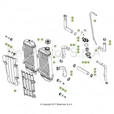 Preisreduziert Beta RR125 19 Kühlsystem