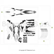 Preis Gesenkt Beta EVO300 4T 19 Verkleidung/Sitzbank/Tank 2