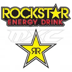 Factory Effex Rockstar 1ft Die Cut Decals Sonderangebot