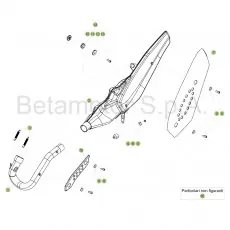 Beta EVO300 4T 19 Auspuffsystem Saisonangebot