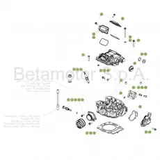 Beta EVO300 4T 19 Zylinder/Zylinderkopf/Ventiltrieb 1 Neuheit