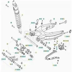 Zertifiziert Beta RR300 20 Schwingarm/Federbein 2