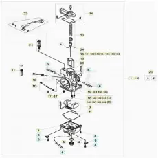 Kostenfreie Lieferung Beta RR300 20 Vergaser