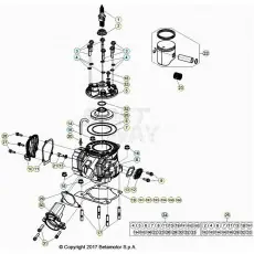 Beta RR125 20 Zylinder/Zylinderkopf/Ventiltrieb Saisonangebot
