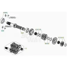 Beta RR125 20 Getriebe 1 Neue Ware