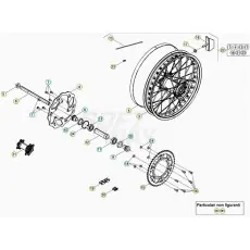 Beta RR250RC 20 Hinterrad Markenware