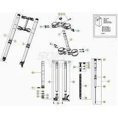 Garantierte Lieferung Beta RR250RC 20 Gabel