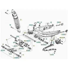 Beta RR250RC 20 Schwingarm/Federbein 2 Meistverkauft