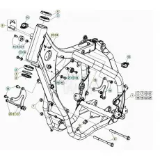 Meistverkauft Beta RR250RC 20 Rahmen/Ausleger