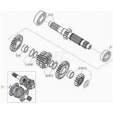Beta RR250RC 20 Getriebe 1 Neue Ware