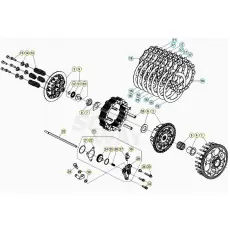 Bestseller Beta RR250RC 20 Primärtrieb/Kupplung