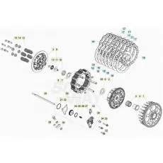 Beta RR250 20 Primärtrieb/Kupplung Preisreduziert